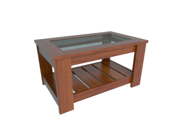 MESA TABLES ART2003 RATONA C/VIDRIO ROBLE - Imagen 2