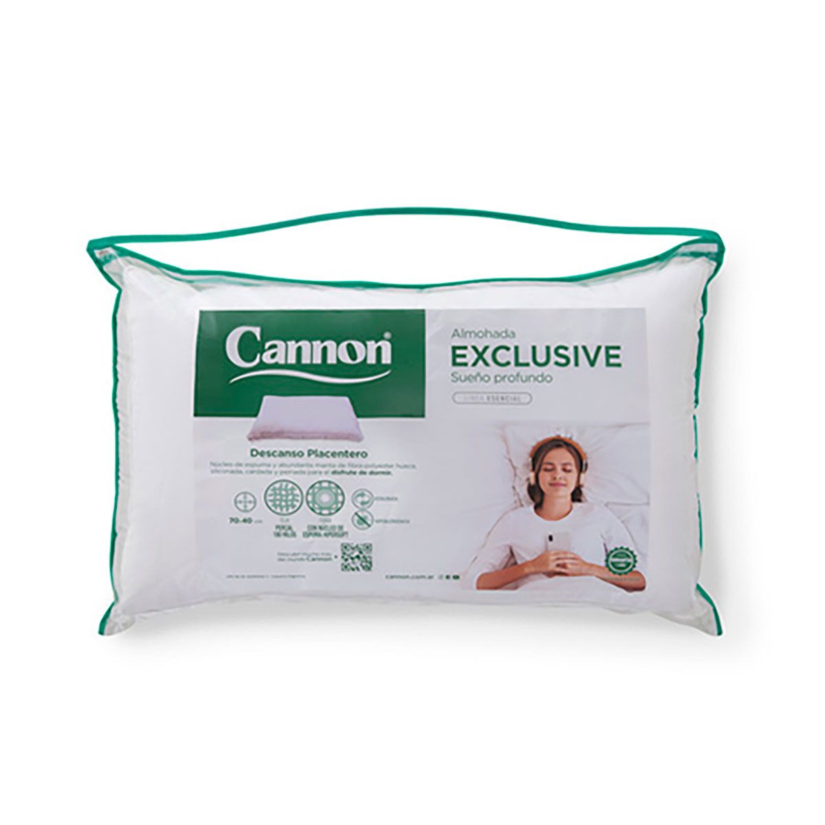 ALMOHADA CANNON EXCLUSIVE 70X40